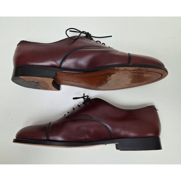 Men’s Cole Haan Burgundy Oxford Cap Toe Dress Shoes-USA Made-Size 10.5D main image 8